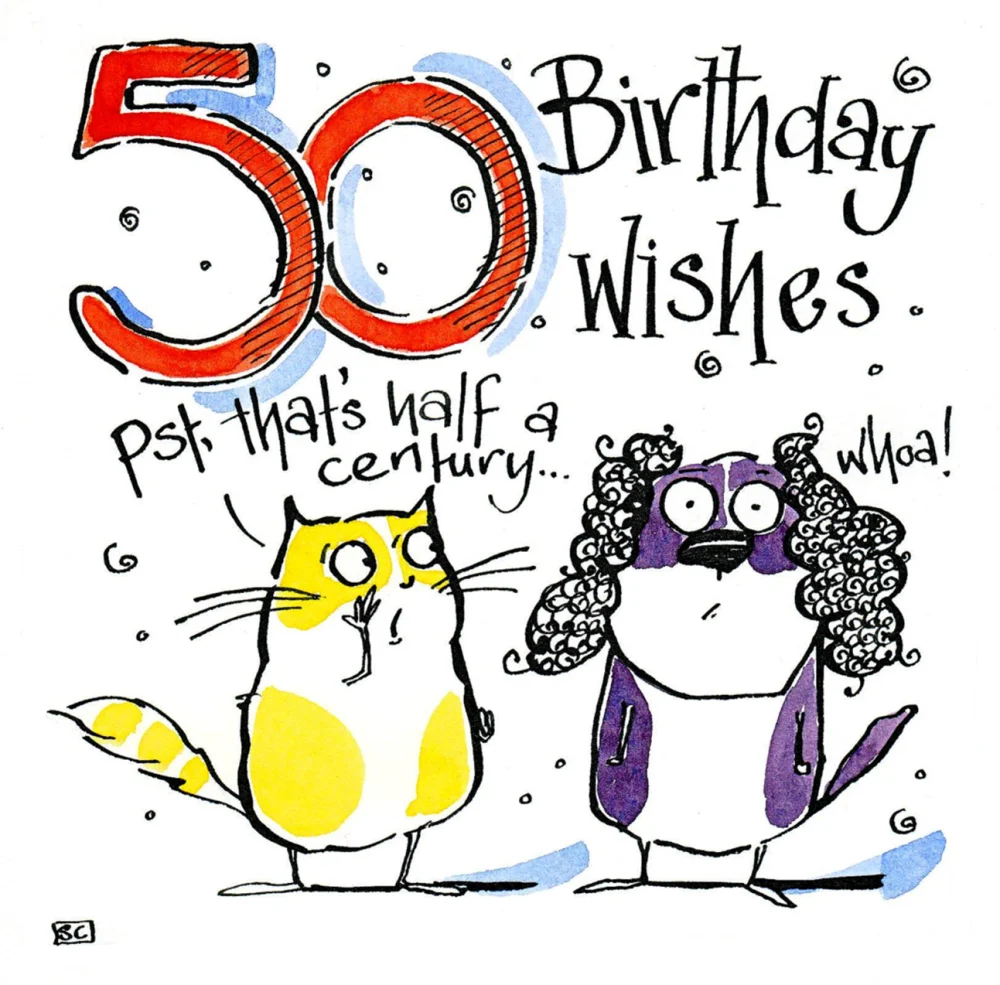 50TH BIRTHDAY CARDS