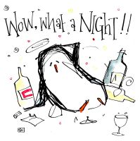 Penguin Party Card!!