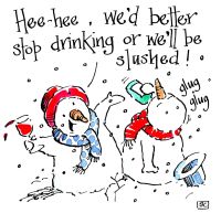 <!--05-->Christmas Cards for Friends: A Christmas Tipple - Not Just For Snowmen!