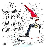                                    Penguin - It's Beginning To Look A Lot Like Christmas!