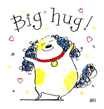 Big Hug For Dog Lovers