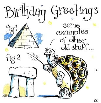 Birthday Greetings - Some Examples Of Other Old Stuff Card