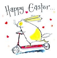                                                                  Happy Easter - Easter Bunny Rides Again