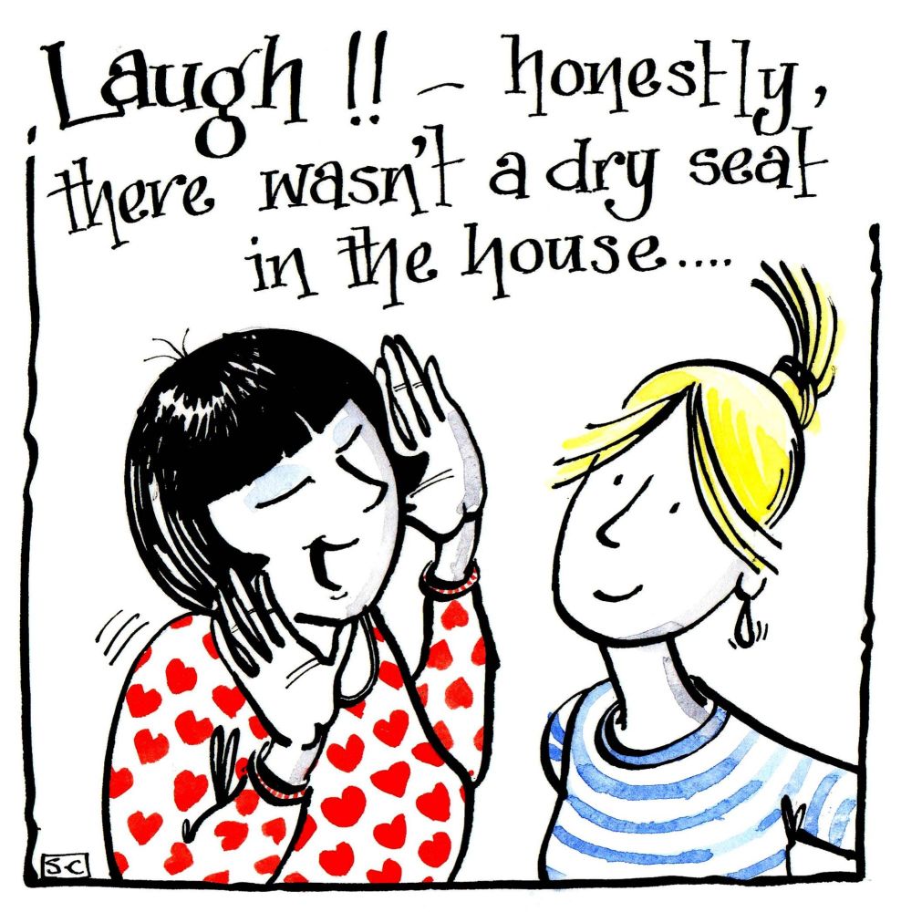Funny card For Her  -  Laugh!! There wasn't a dry eye in the house