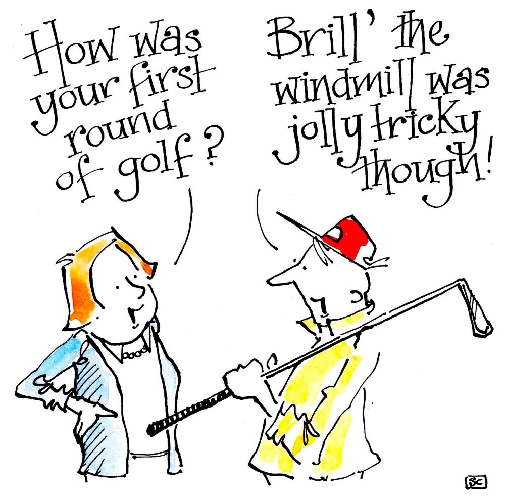 New To Golf - golfers' Birthday Card