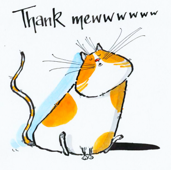 Thank Mew - Thank You Card