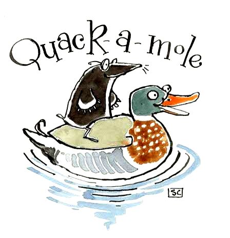 Quack - A - Mole  A foodie card for all occasions