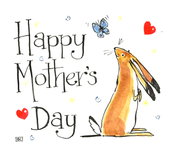 Happy Mother's Day - Hare & Butterfly