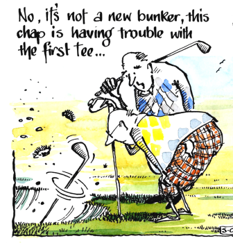Golf Cards For Him - New Bunker or First Tee