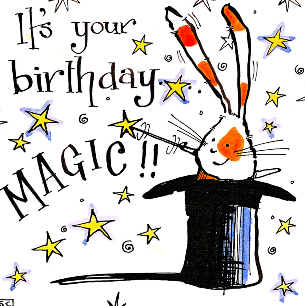 It's Your Birthday Magic Birthday card
