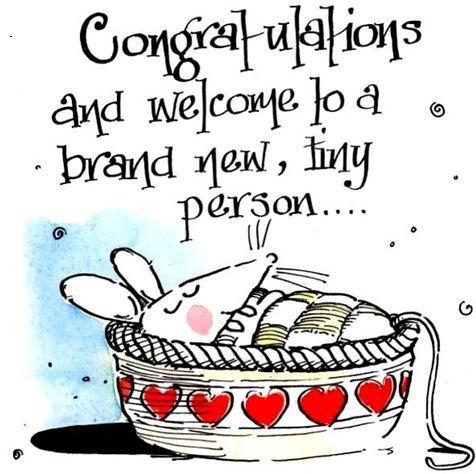 Congratulations New Baby Card - A Brand New Tiny Person