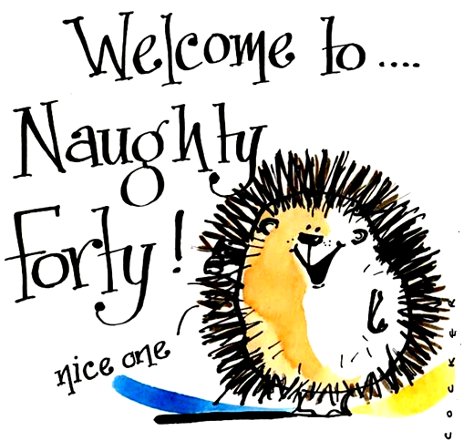 40th Birthday Welcome To Naughty Forty