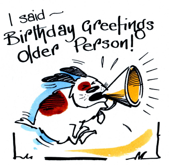 Cheeky Birthday Card - Birthday Greetings Older person