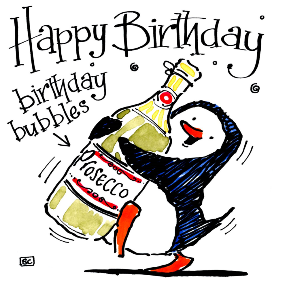 <!00500> Happy Birthday Is Best Said With Prosecco!