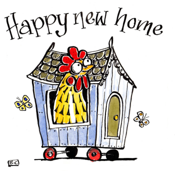 New Hen Home - New Home Celebration Card