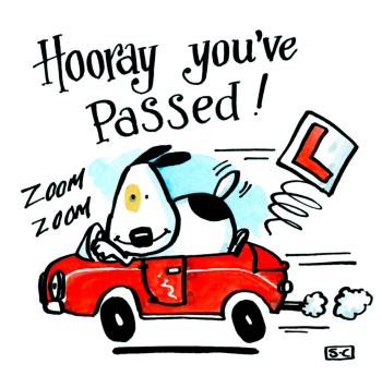 Driving Test Congratulations Card