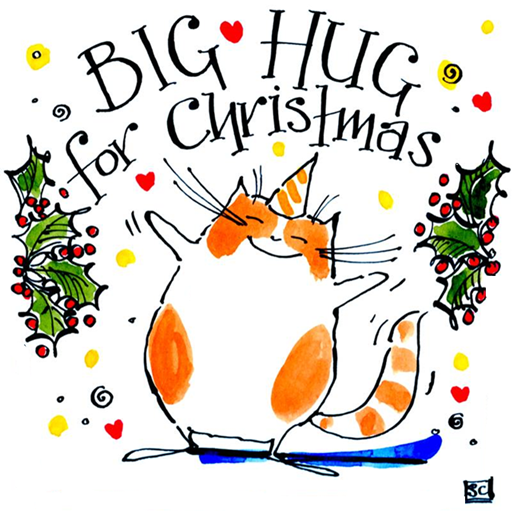 Big Hug For Christmas - Christmas Card for Special Friends & Family