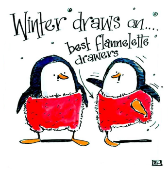 Winter Draws On - Christmas or Winter Greeting