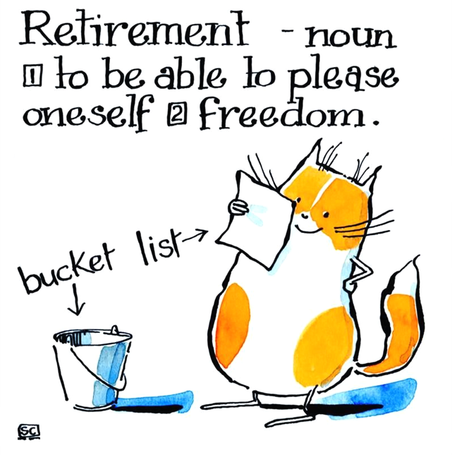 Retirement - Cat Bucket List