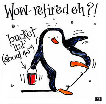 Retirement - Penguin Bucket List