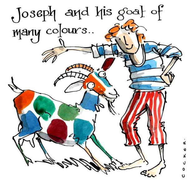 Goat  Of Many Colours - Style By Joseph - A Card Of Many Occasions