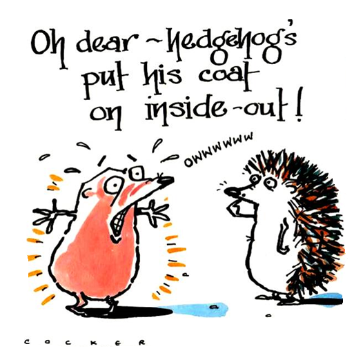 Inside-Out Hedgehog Card - Quirky Fun for Everyone!