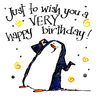 Ice Cool Penguin Card - Just To Wish You