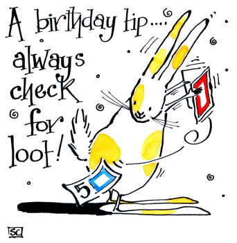 Children's Birthday Money  Card - Alway's Check For Loot