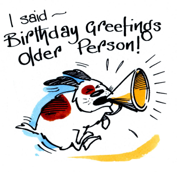 Cheeky Birthday Card - Birthday Greetings Older person