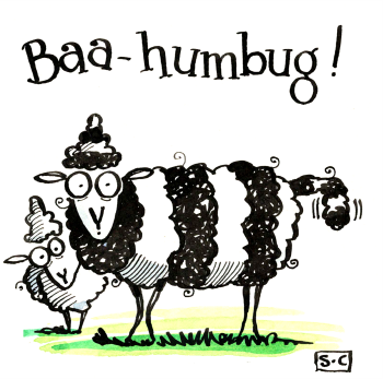 Baa Humbug Sheep Card – A Woolly Good Laugh!