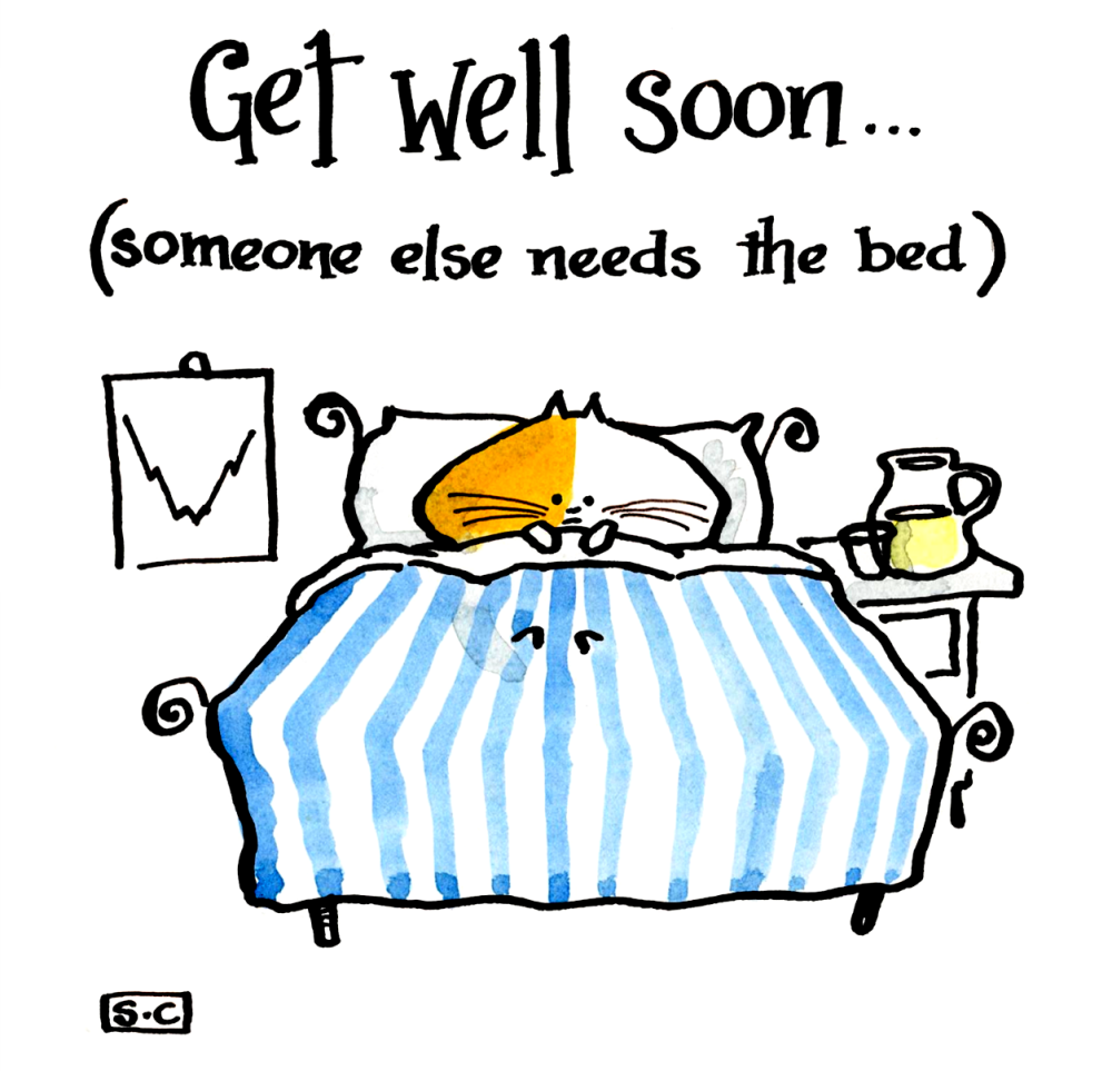 Get Well Soon Cat Card