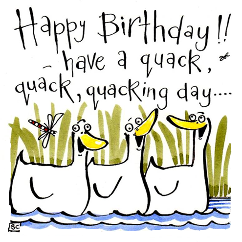 Quack, Quack Duck Birthday Card