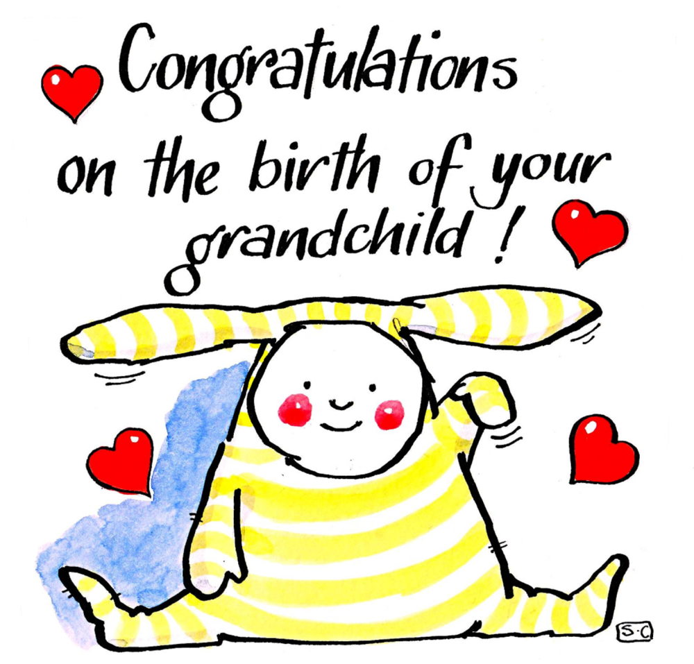 New Grandparent Card - Congratulations