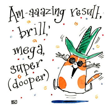Am-aaaazing Exam Results Card – Super Dooper Congratulations!