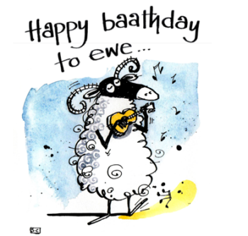Happy Baa-thday to Ewe – Funny Singing Sheep Birthday Card