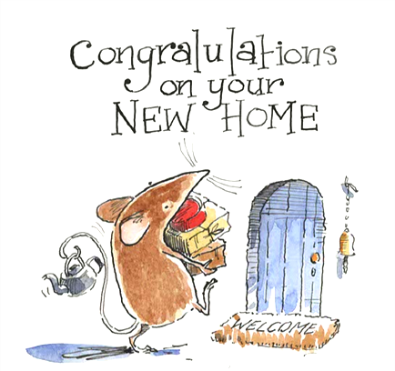 New Home Card –  Warm Wishes for a Fresh Start