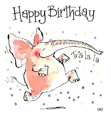 Elephant-Themed Birthday Card – A Jumbo-Sized Laugh