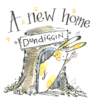 New Home Card - Dundiggin' Rabbit