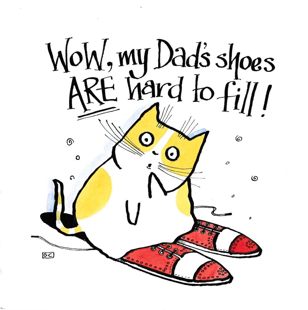Father's Day Card - Dad's Shoes