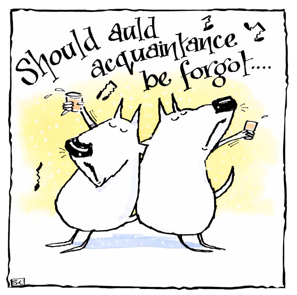 Auld Acquaintance - Happy New Year Card