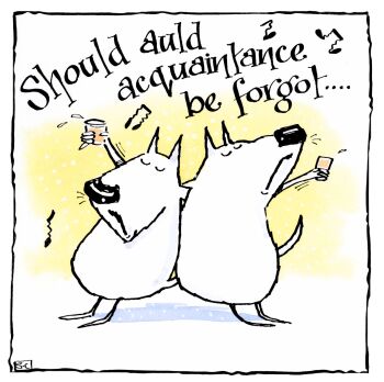 Auld Acquaintance - Happy New Year Card