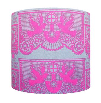Pink dove lampshade
