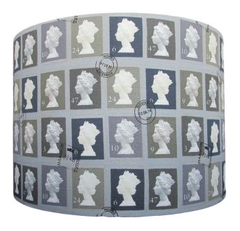 Postage stamp lampshade