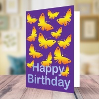 Butterfly birthday card