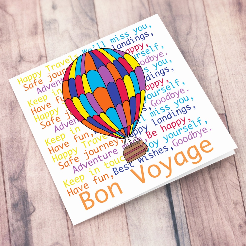bon voyage cards uk