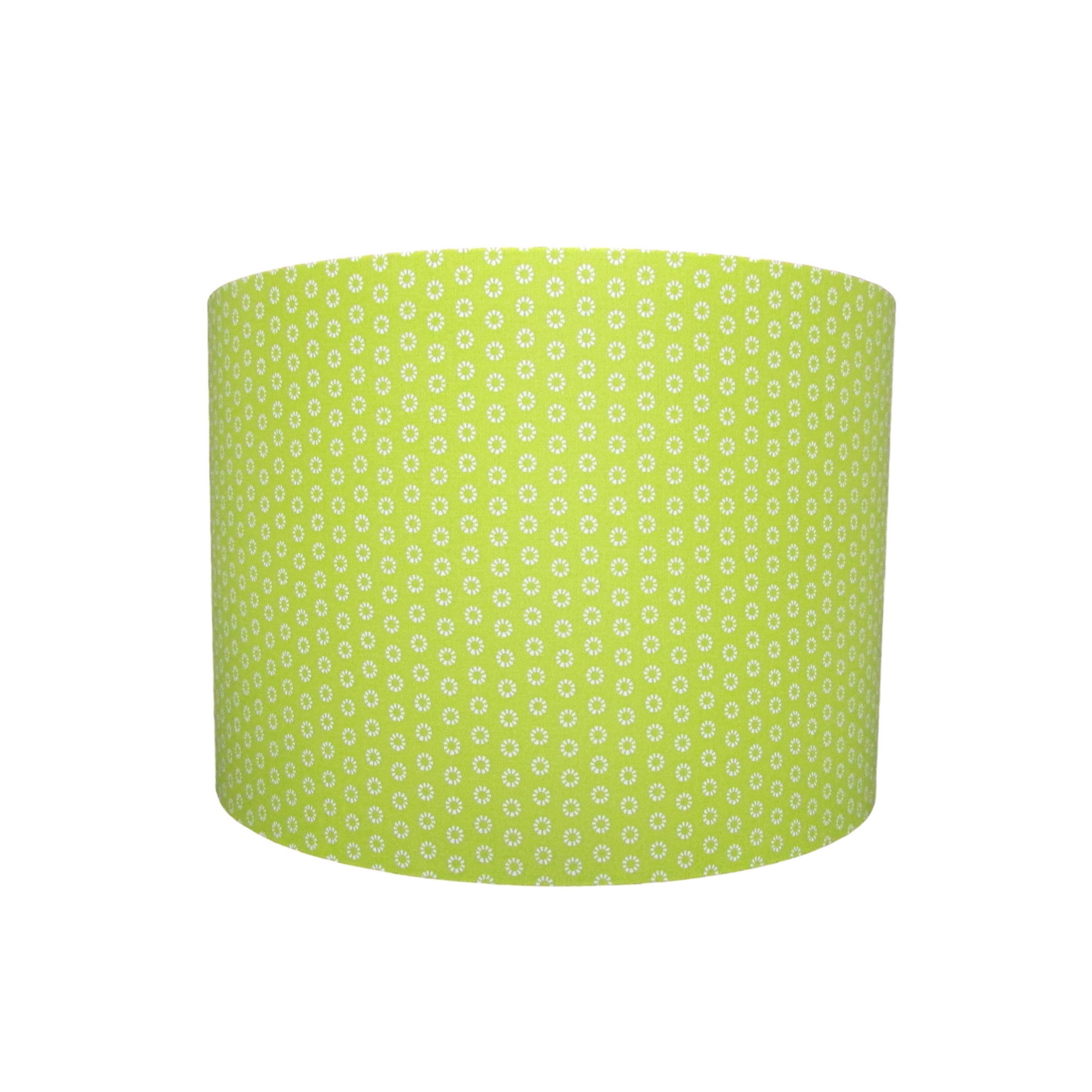 Green marguerite lampshade