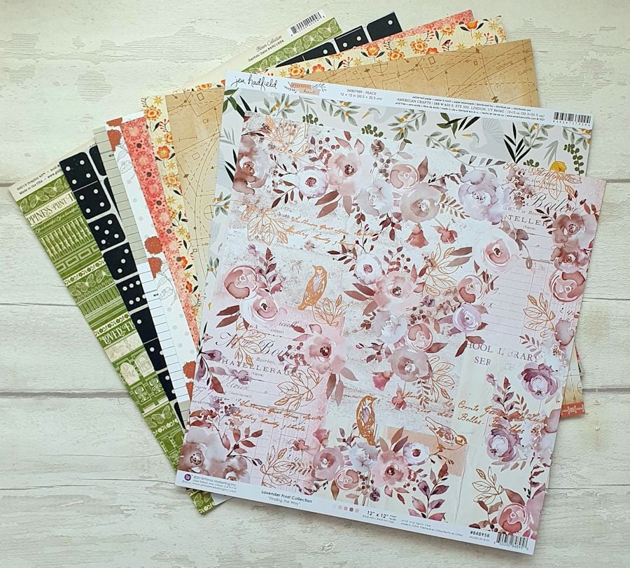 12x12" Pattern Paper Grab Bag - Clearance