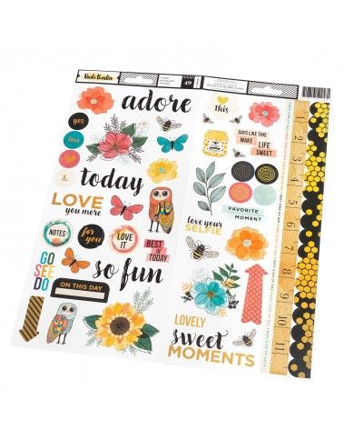 Vicki Boutin Wildflower & Honey Stickers