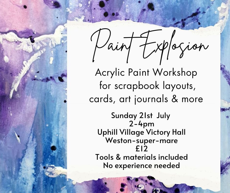 Paint Explosion Acrylic Paint Workshop