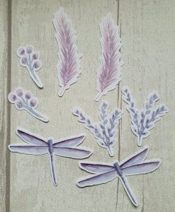 Lavender Ephemera Die-cuts